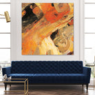 Moab by Albena Hristova on GIANT ART - yellow abstract