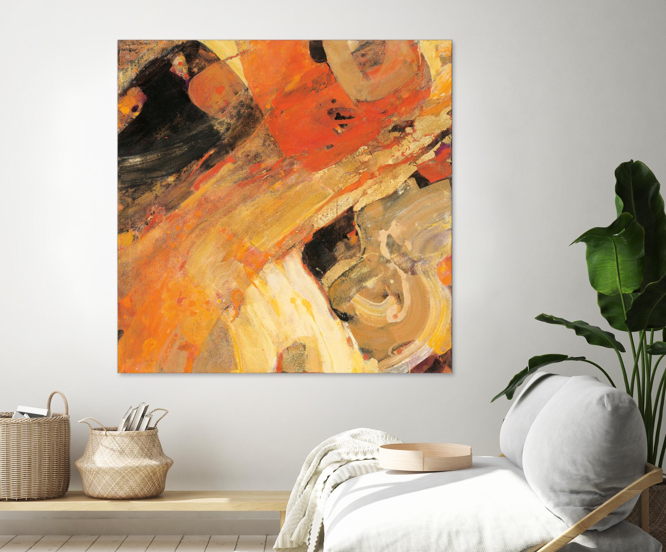 Moab by Albena Hristova on GIANT ART - yellow abstract