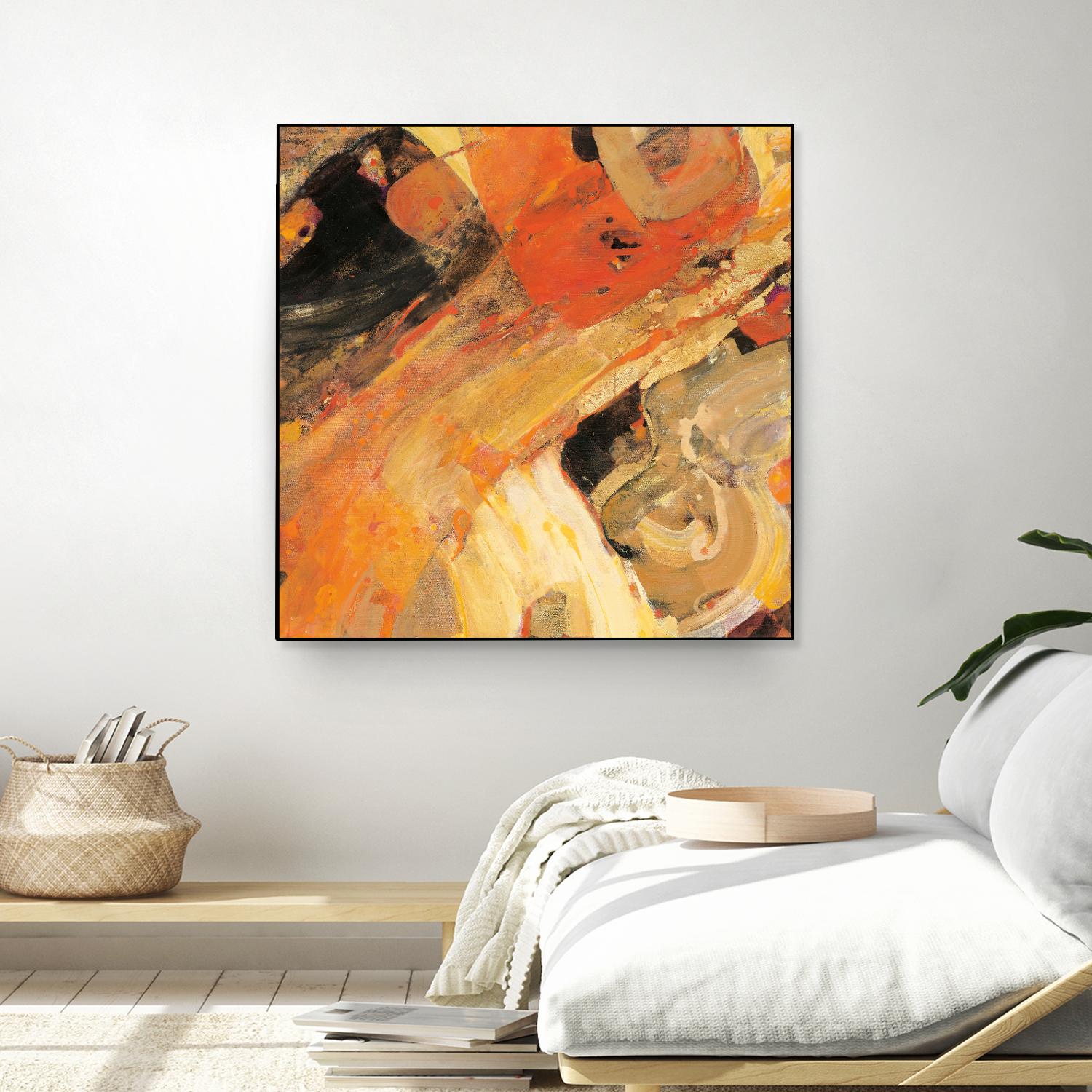 Moab by Albena Hristova on GIANT ART - yellow abstract