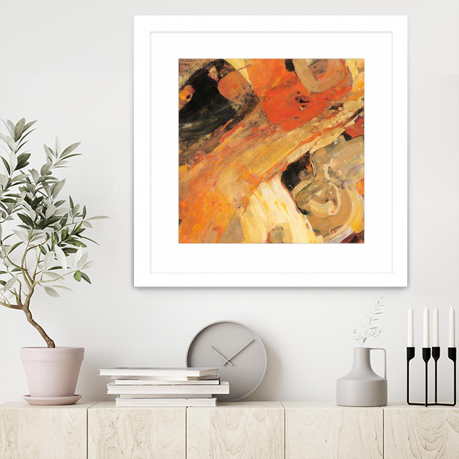 Moab by Albena Hristova on GIANT ART - yellow abstract