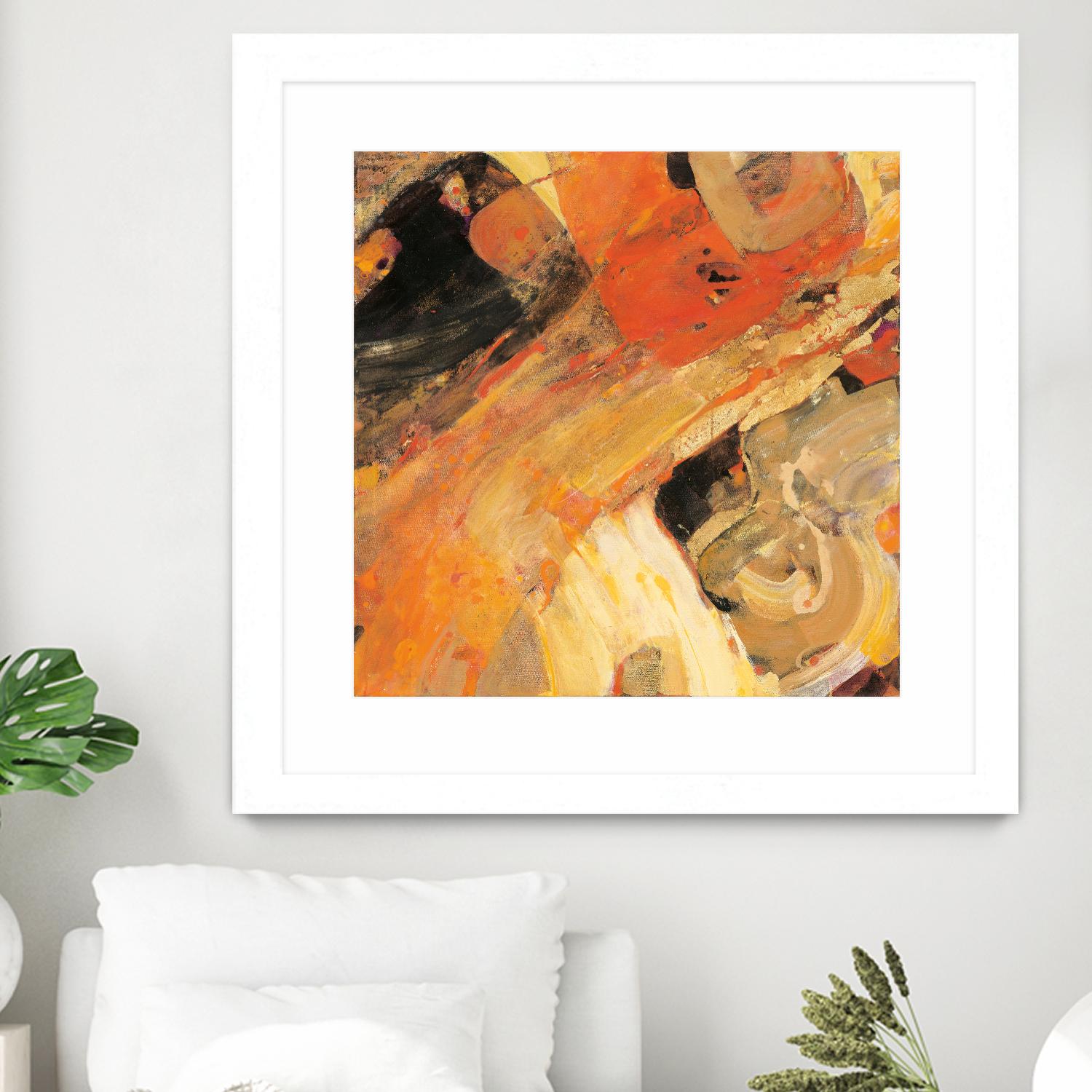 Moab by Albena Hristova on GIANT ART - yellow abstract