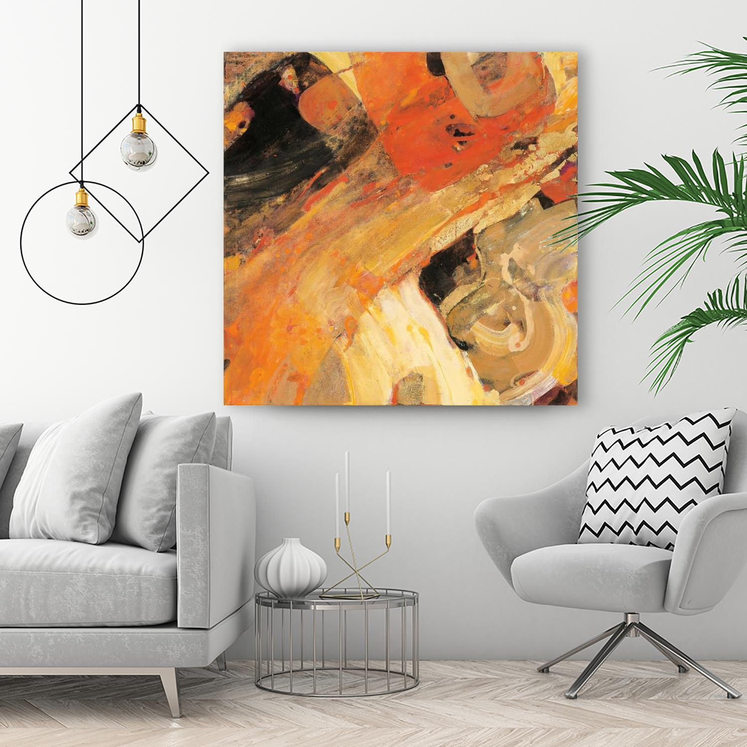 Moab by Albena Hristova on GIANT ART - yellow abstract