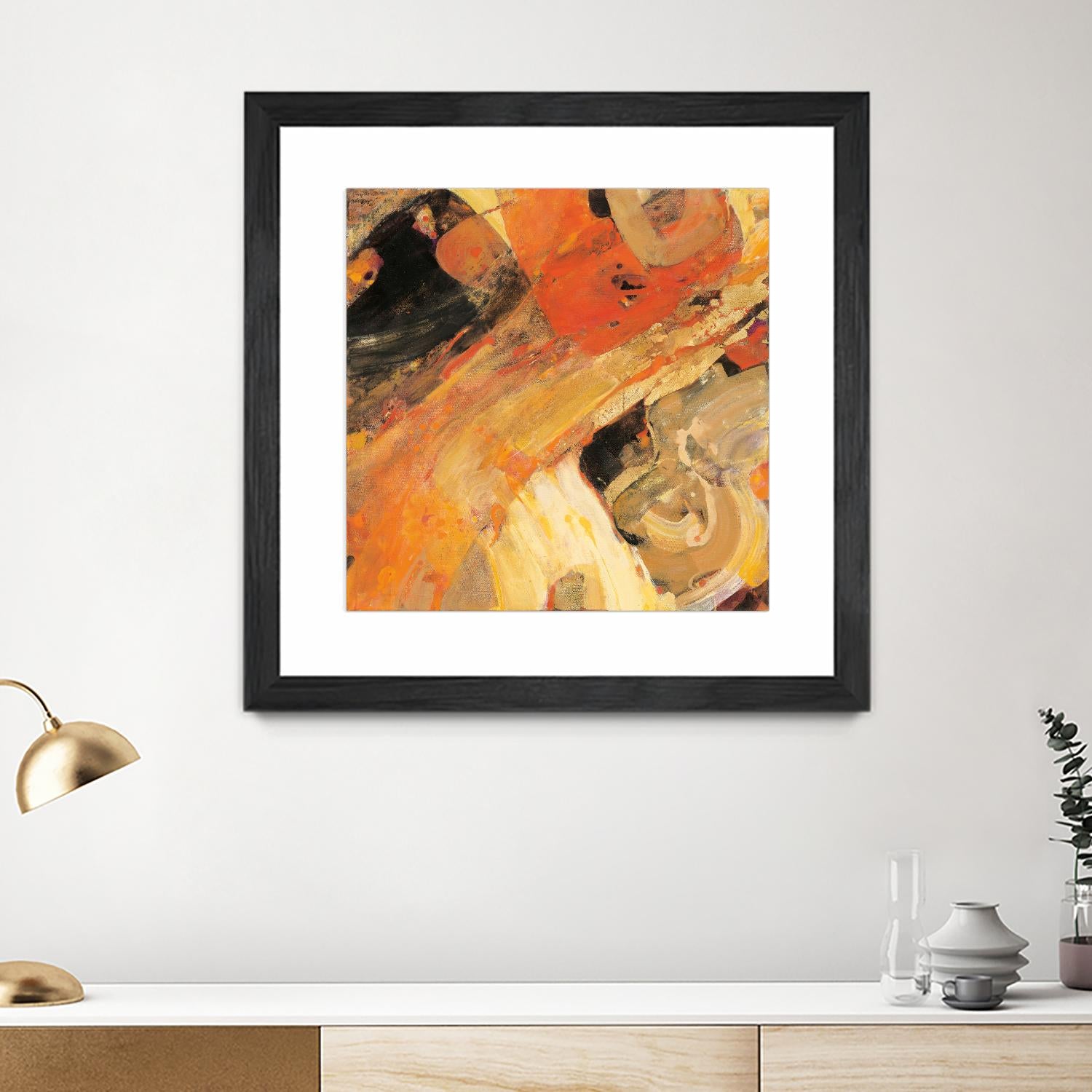 Moab by Albena Hristova on GIANT ART - yellow abstract