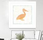 Flamingo Tropicale IX by Carol Rowan on GIANT ART - beige tropical