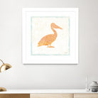 Flamingo Tropicale IX by Carol Rowan on GIANT ART - beige tropical