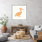 Flamingo Tropicale IX by Carol Rowan on GIANT ART - beige tropical