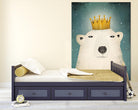 Polar King by Ryan Fowler on GIANT ART - gold art for kids polar bear