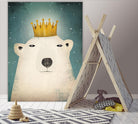 Polar King by Ryan Fowler on GIANT ART - gold art for kids polar bear