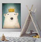 Polar King by Ryan Fowler on GIANT ART - gold art for kids polar bear