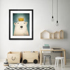 Polar King by Ryan Fowler on GIANT ART - gold art for kids polar bear