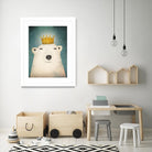 Polar King by Ryan Fowler on GIANT ART - gold art for kids polar bear