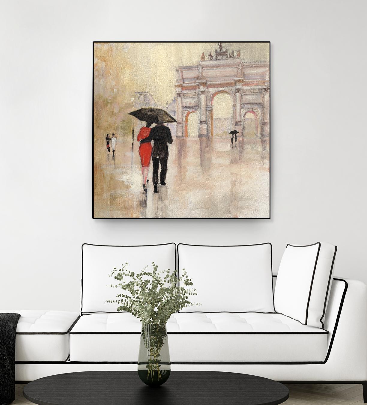 Romantic Paris II by Julia Purinton on GIANT ART - beige everyday life