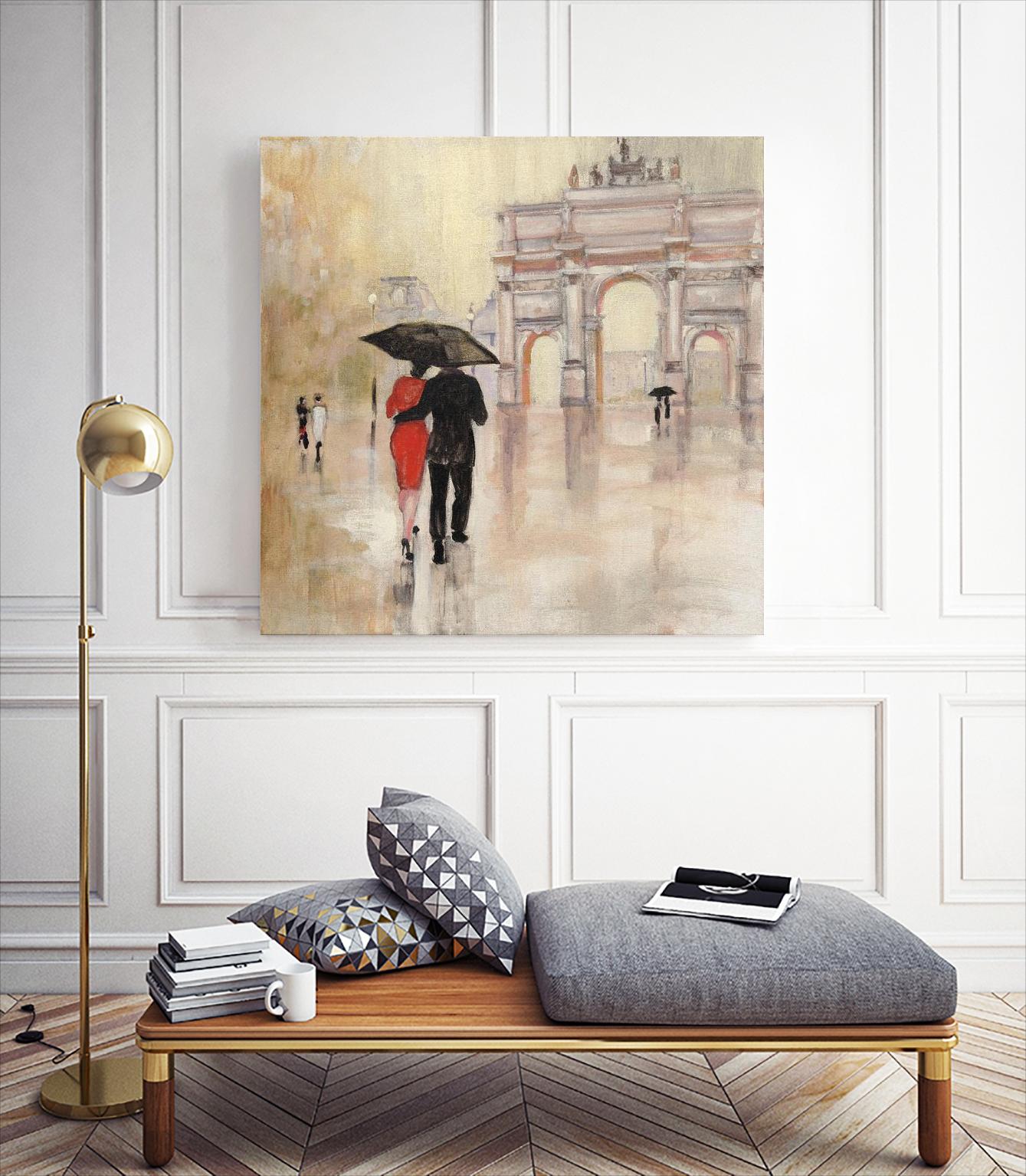 Romantic Paris II by Julia Purinton on GIANT ART - beige everyday life