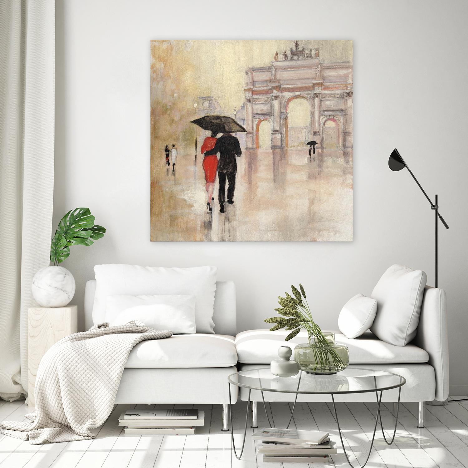 Romantic Paris II by Julia Purinton on GIANT ART - beige everyday life