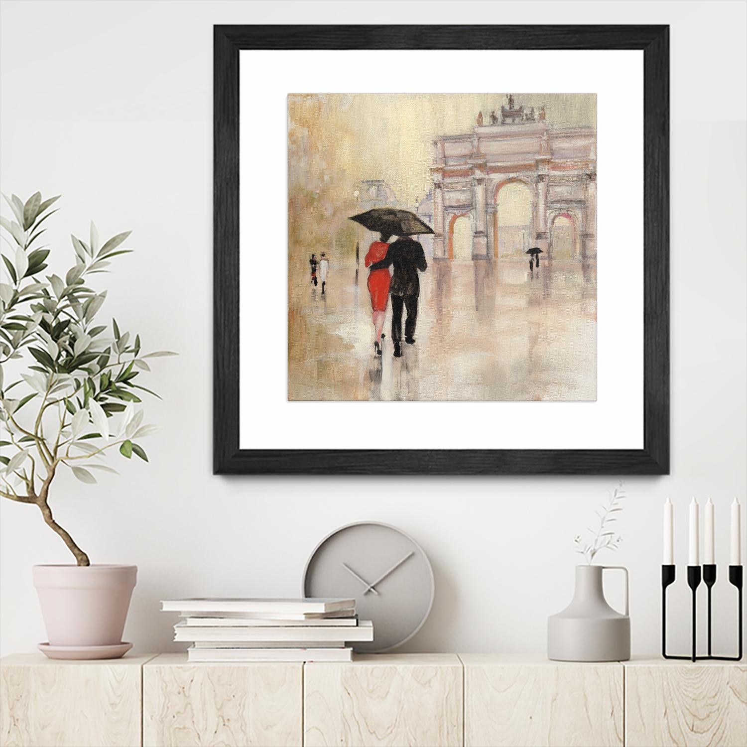 Romantic Paris II by Julia Purinton on GIANT ART - beige everyday life