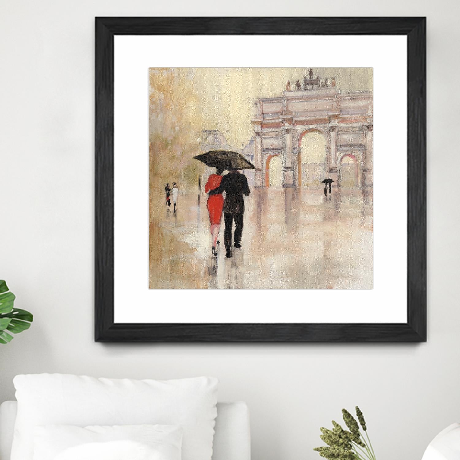 Romantic Paris II by Julia Purinton on GIANT ART - beige everyday life