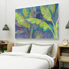 Bermuda Palms by Albena Hristova on GIANT ART - purple tropical