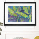 Bermuda Palms by Albena Hristova on GIANT ART - purple tropical