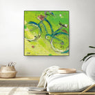 Yes by Kellie Day on GIANT ART - blue leisure