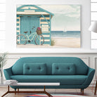 Beach Cruiser I by James Wiens on GIANT ART - beige nautical