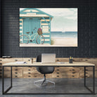 Beach Cruiser I by James Wiens on GIANT ART - beige nautical