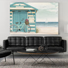 Beach Cruiser I by James Wiens on GIANT ART - beige nautical
