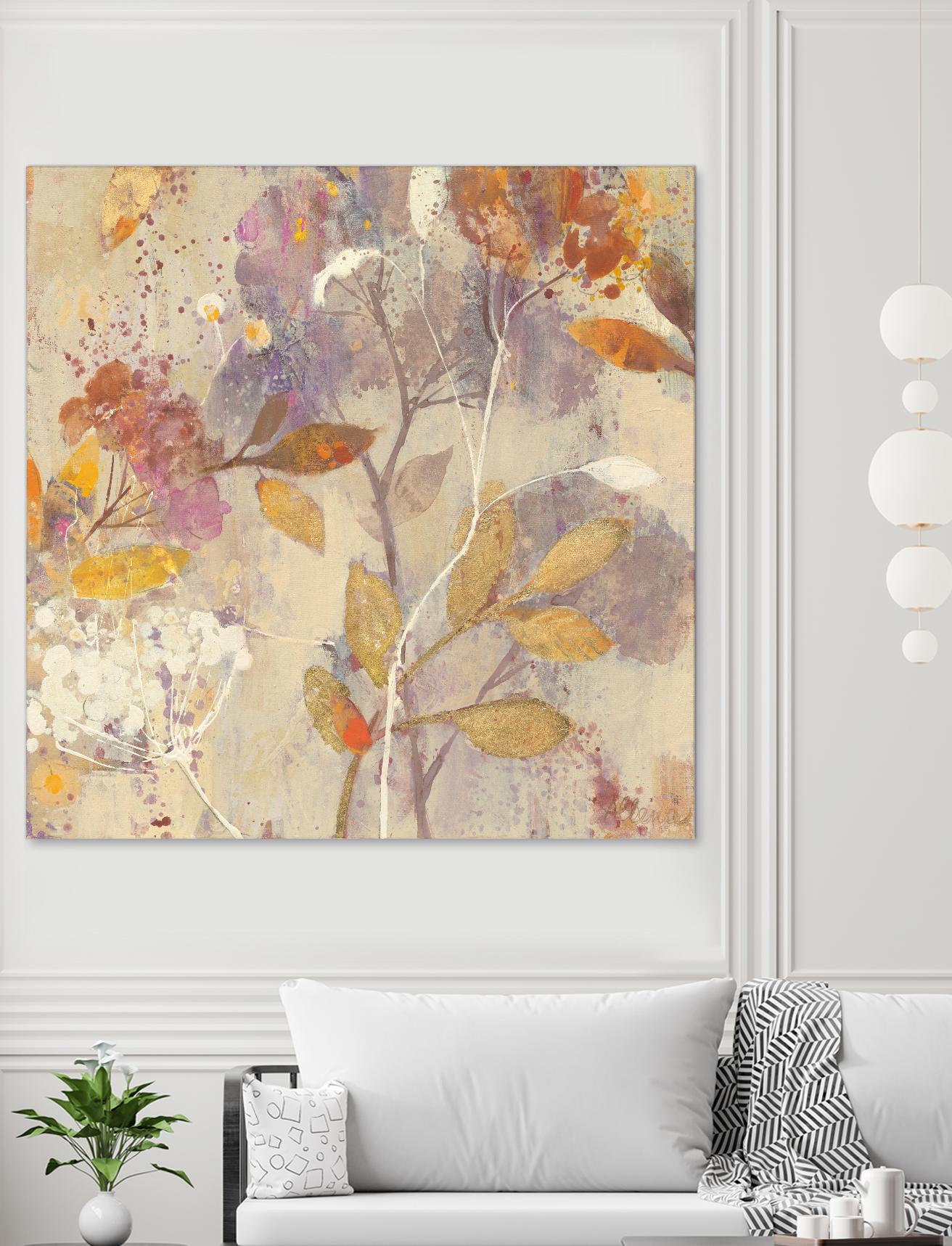 Autumn Botnanicals II by Albena Hristova on GIANT ART - red botany