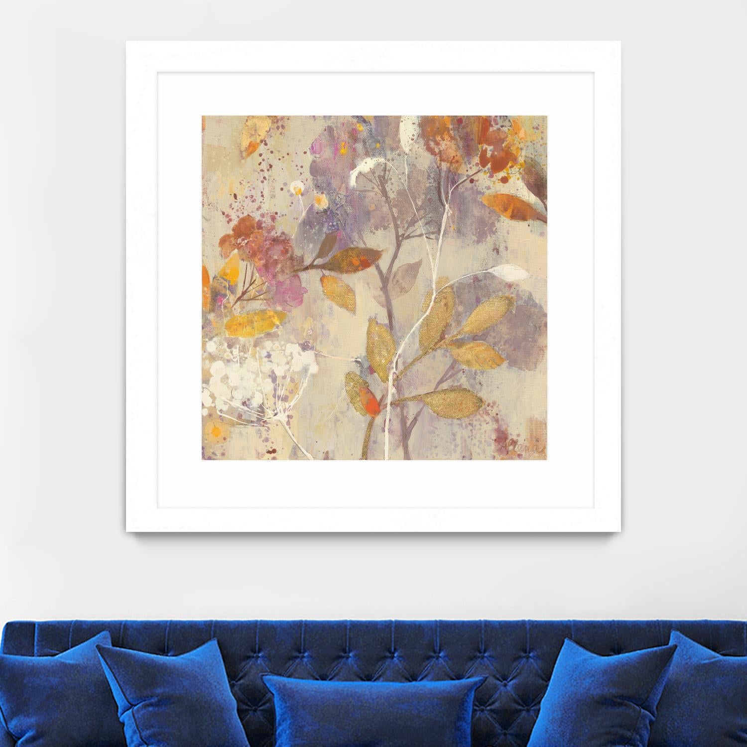 Autumn Botnanicals II by Albena Hristova on GIANT ART - red botany