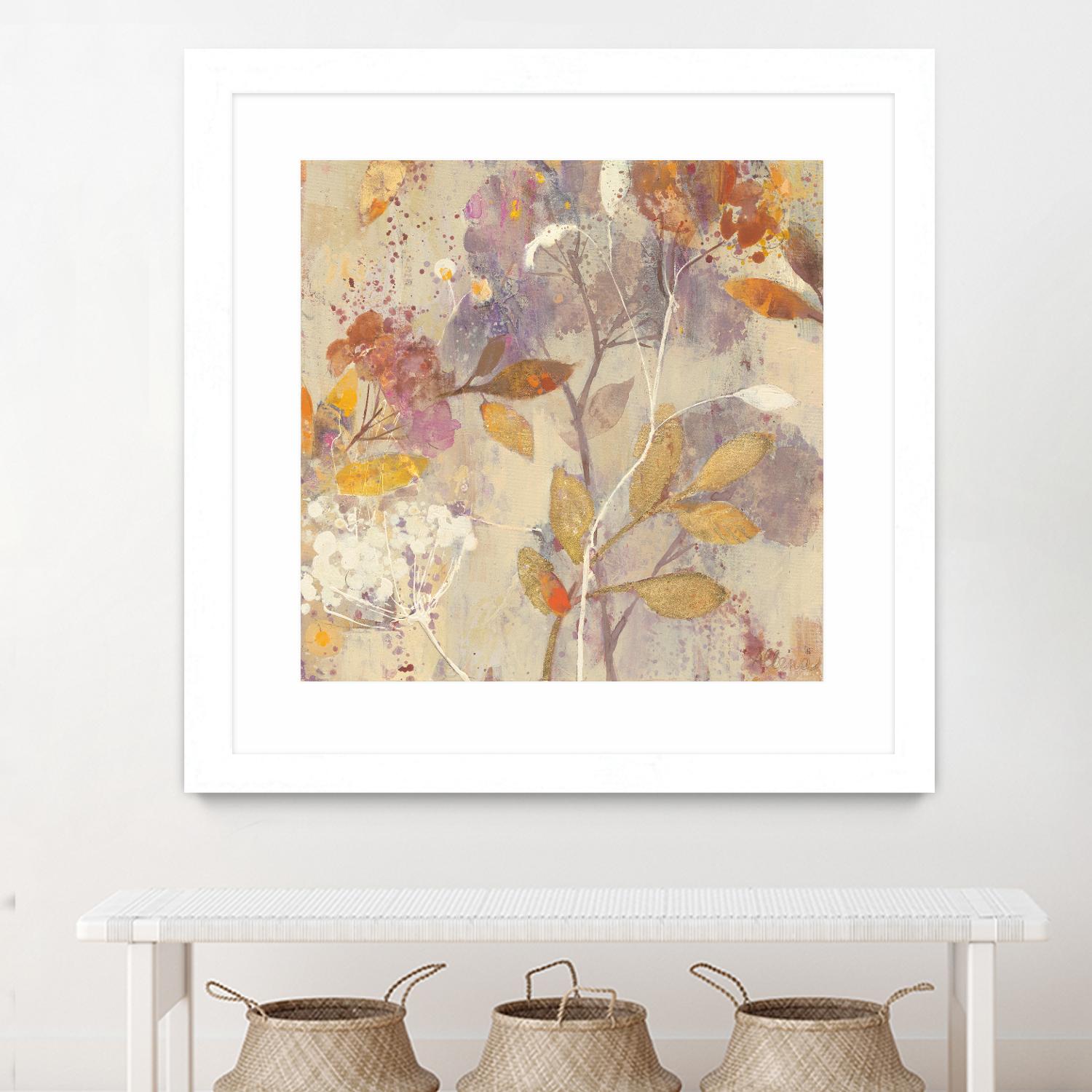 Autumn Botnanicals II by Albena Hristova on GIANT ART - red botany