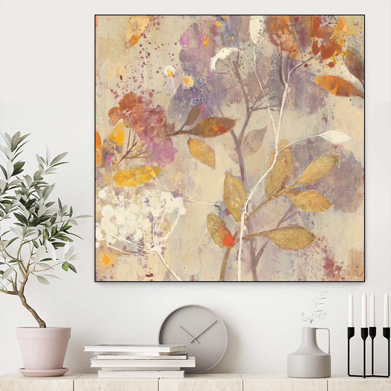 Autumn Botnanicals II by Albena Hristova on GIANT ART - red botany