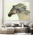 Into the Wind Ivory by Albena Hristova on GIANT ART - grey animals