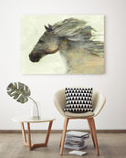 Into the Wind Ivory by Albena Hristova on GIANT ART - grey animals