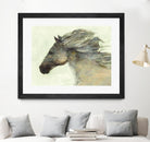 Into the Wind Ivory by Albena Hristova on GIANT ART - grey animals