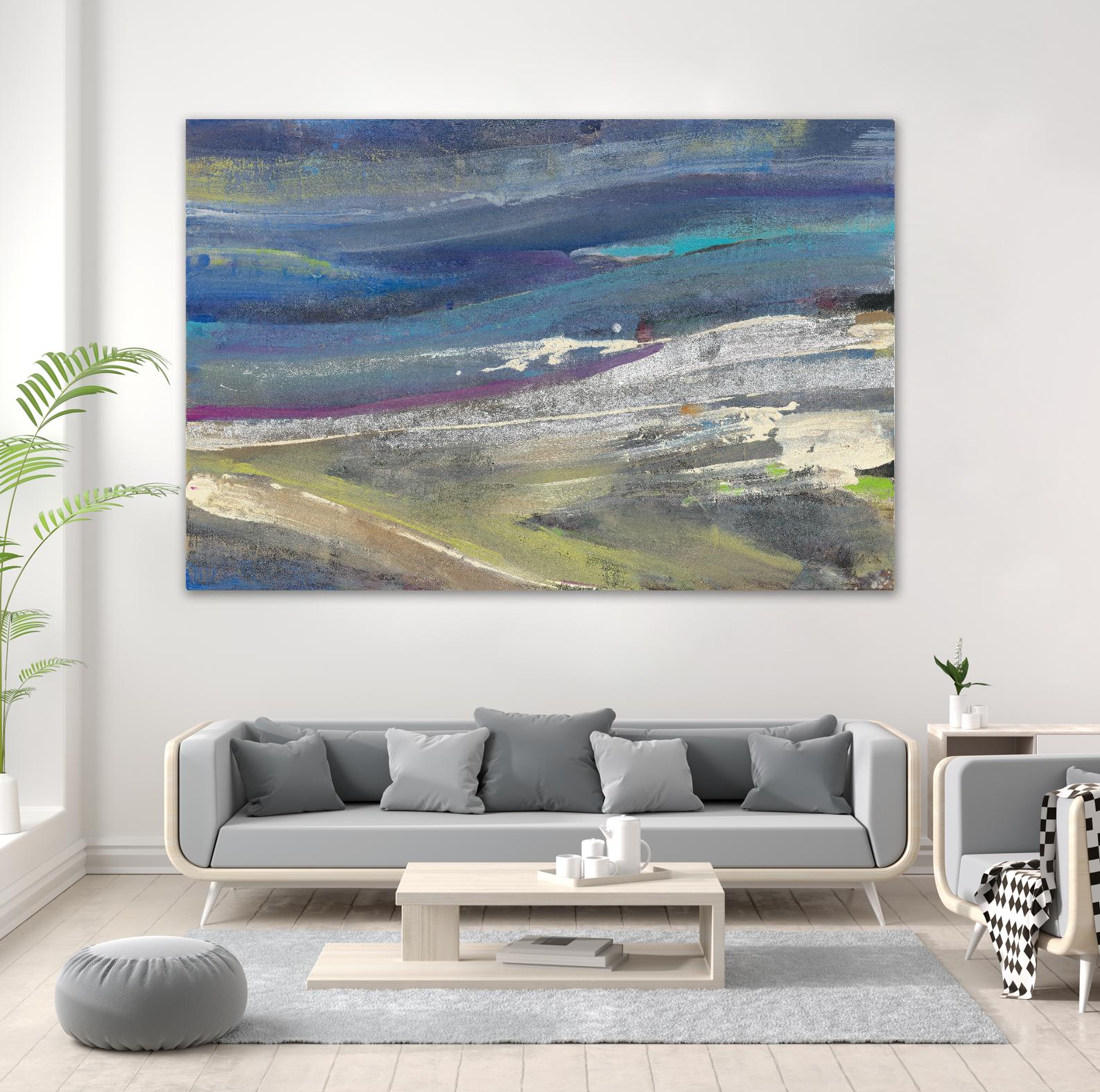 Highlands by Albena Hristova on GIANT ART - green abstract