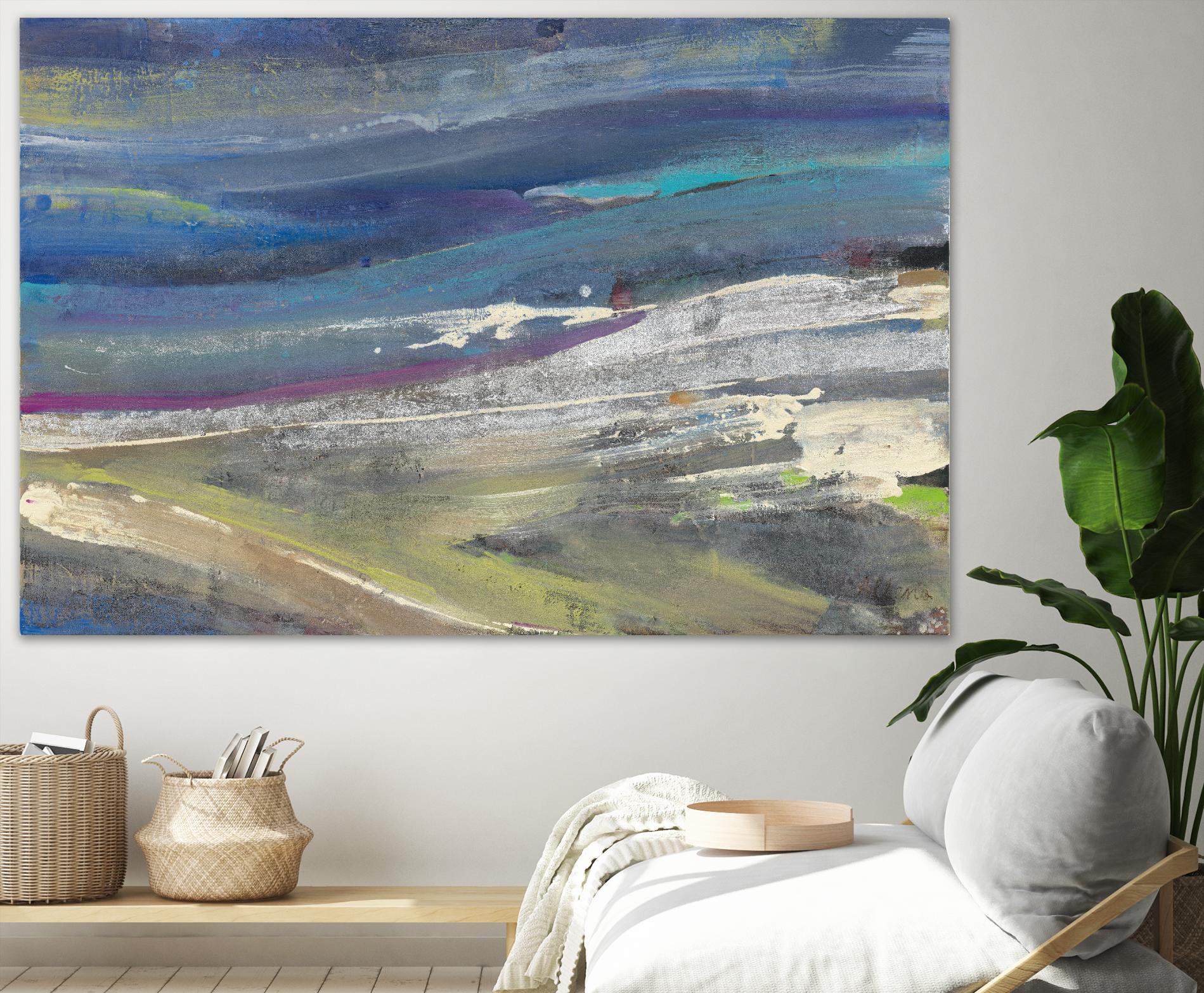 Highlands by Albena Hristova on GIANT ART - green abstract