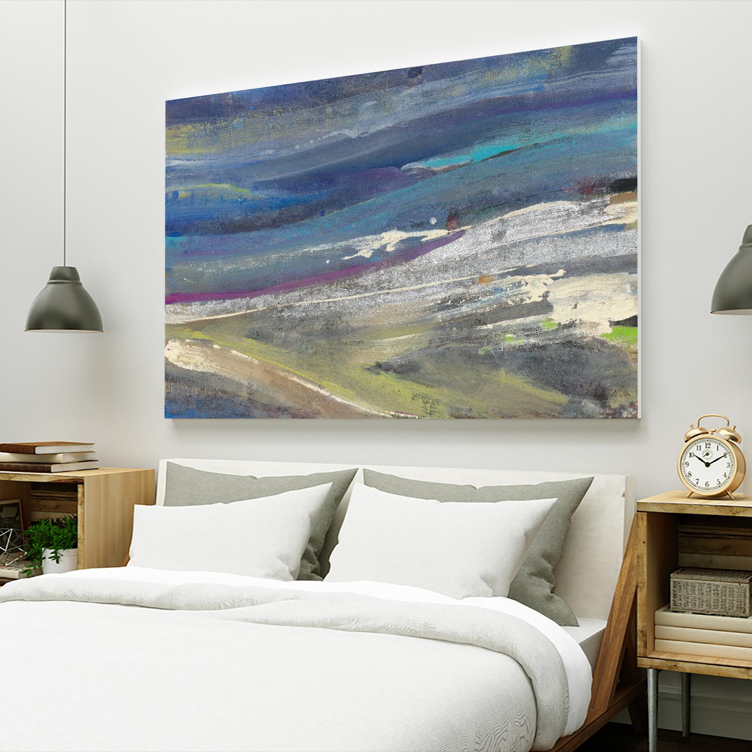 Highlands by Albena Hristova on GIANT ART - green abstract