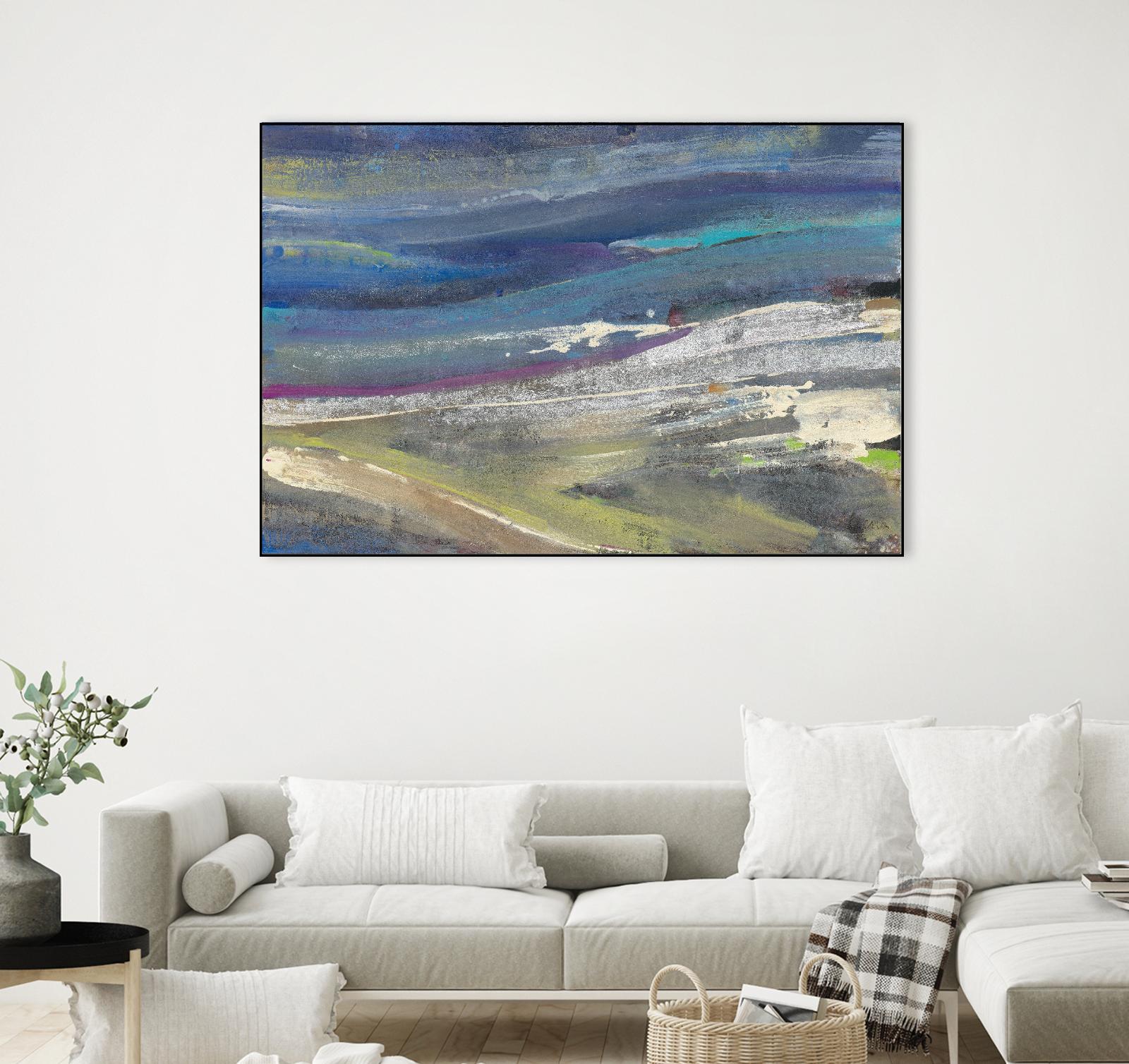 Highlands by Albena Hristova on GIANT ART - green abstract