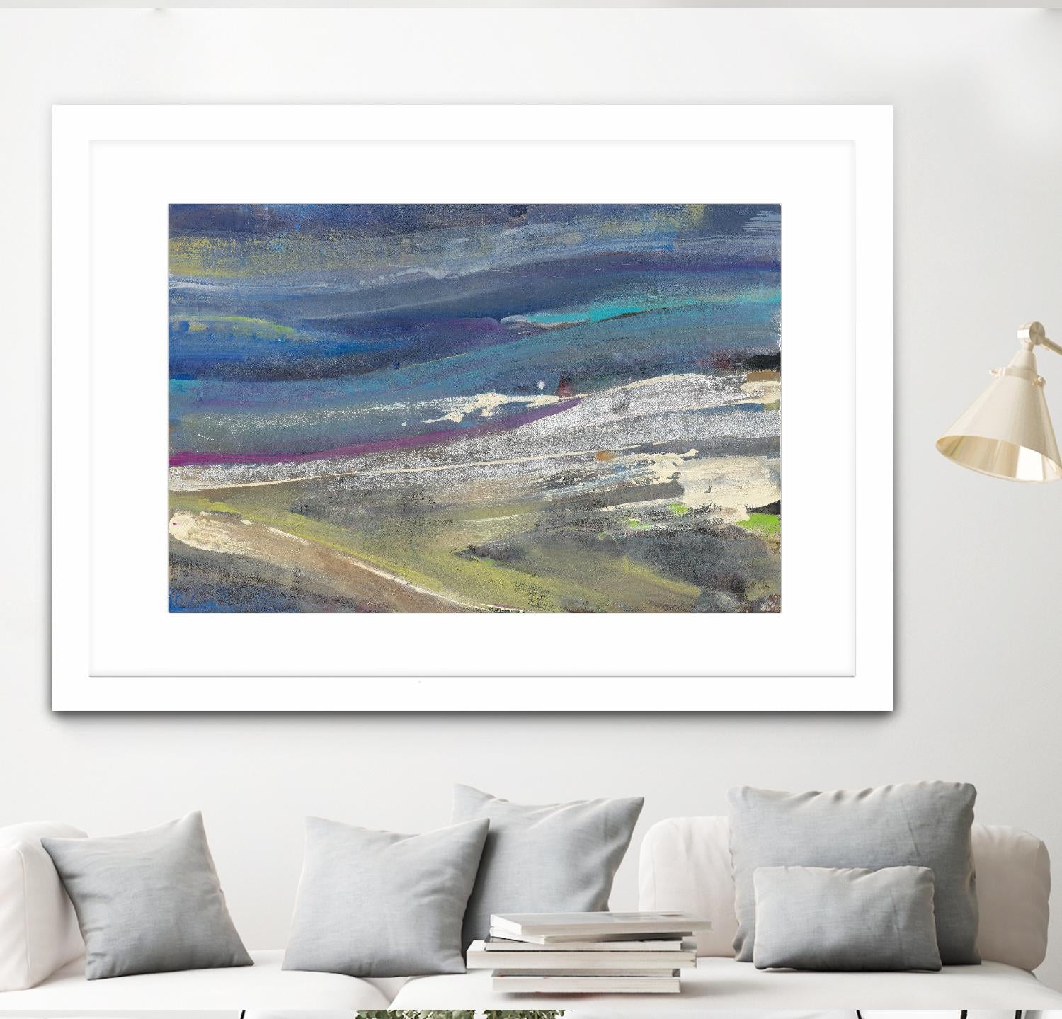 Highlands by Albena Hristova on GIANT ART - green abstract