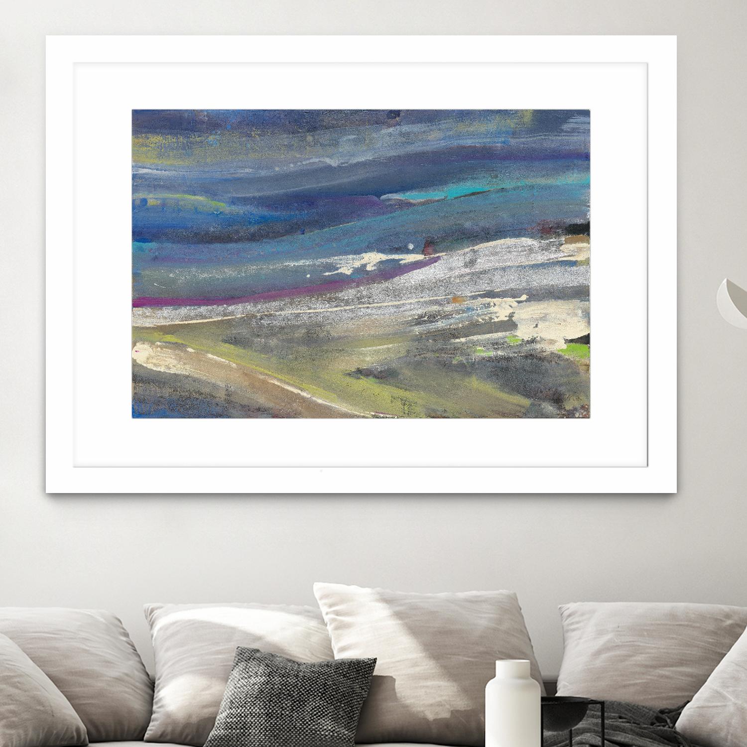 Highlands by Albena Hristova on GIANT ART - green abstract