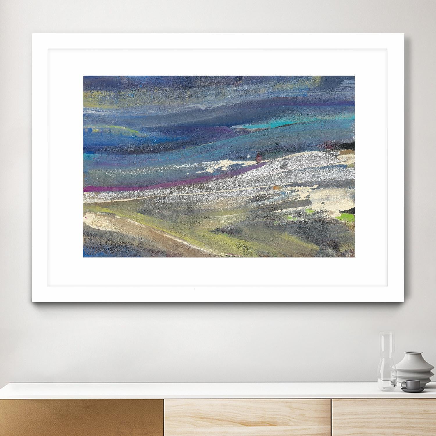 Highlands by Albena Hristova on GIANT ART - green abstract