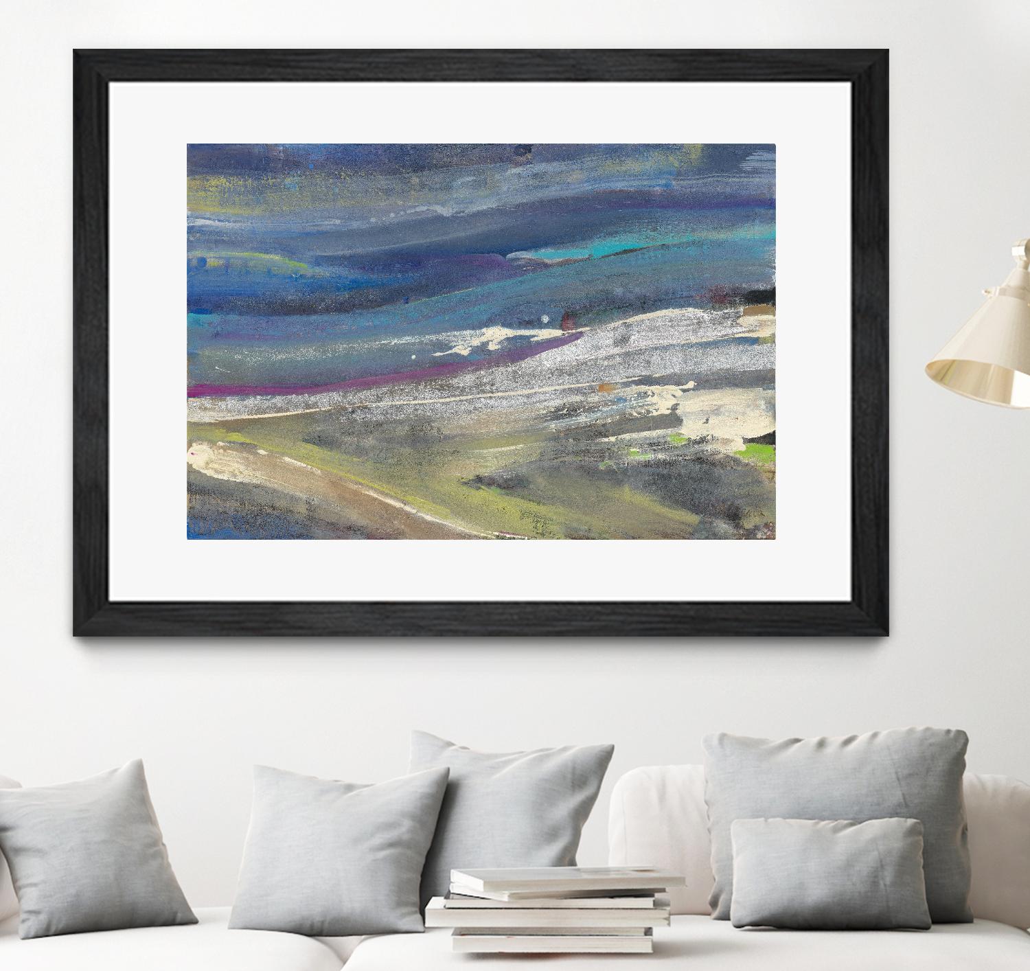 Highlands by Albena Hristova on GIANT ART - green abstract