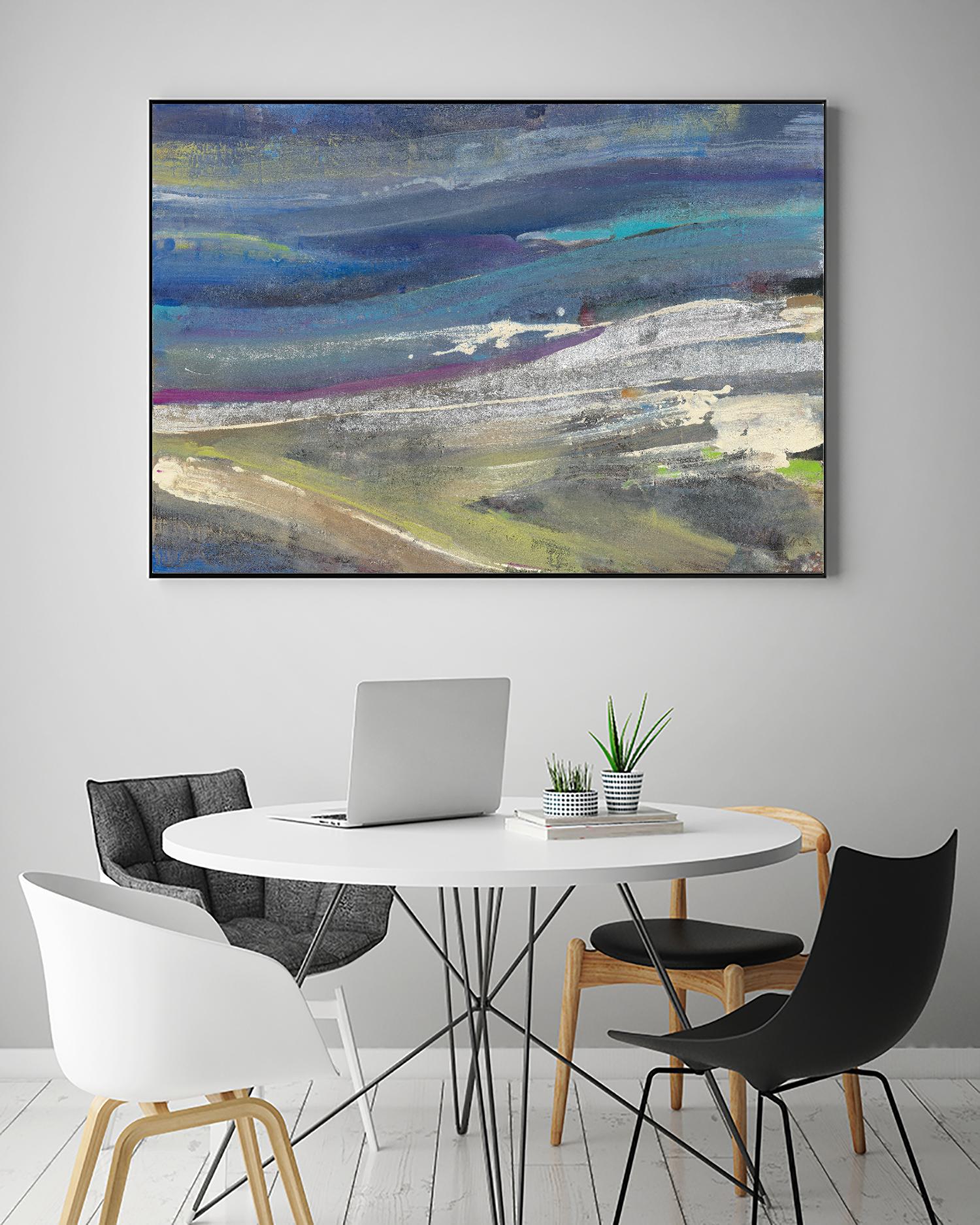 Highlands by Albena Hristova on GIANT ART - green abstract