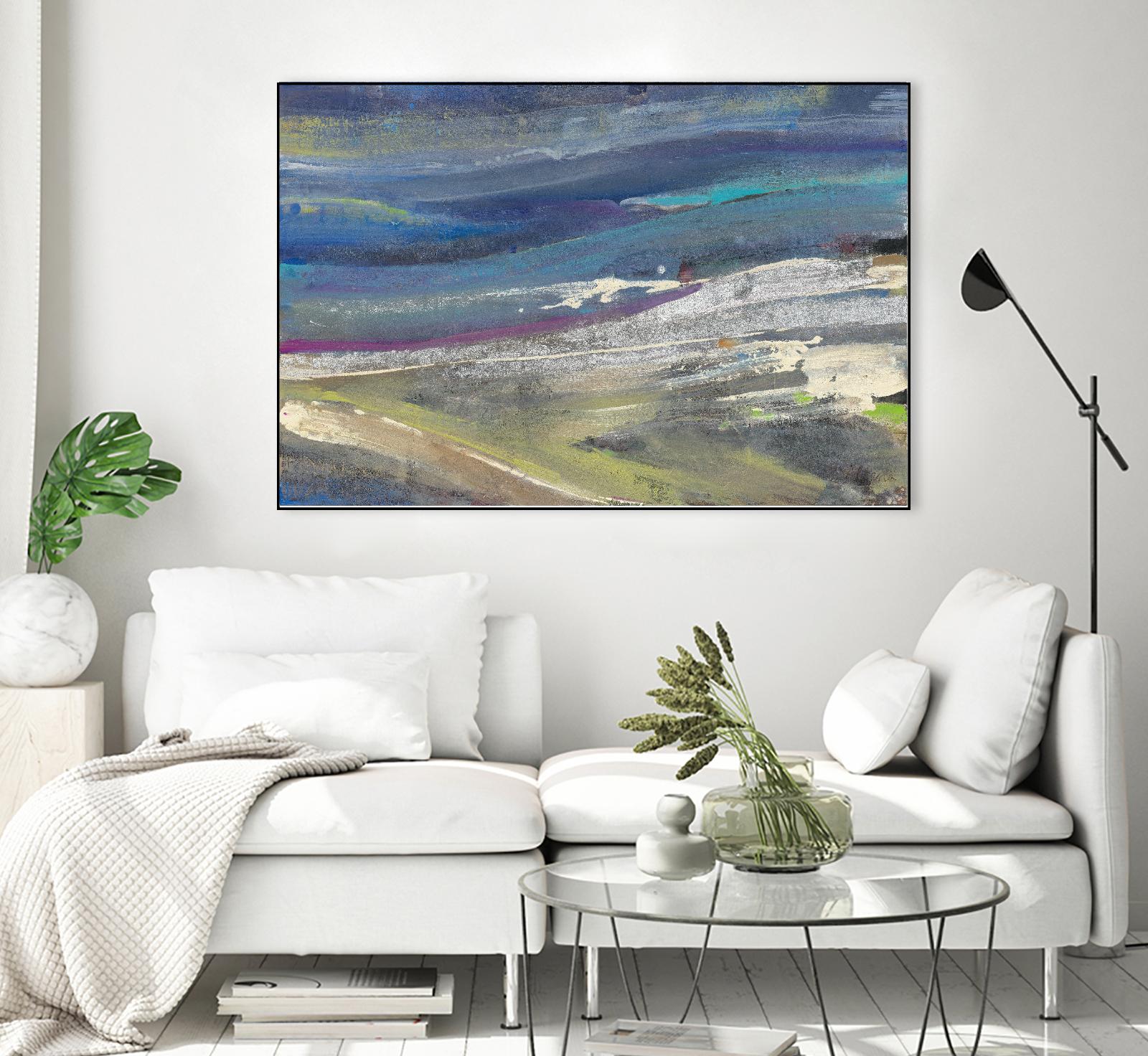 Highlands by Albena Hristova on GIANT ART - green abstract