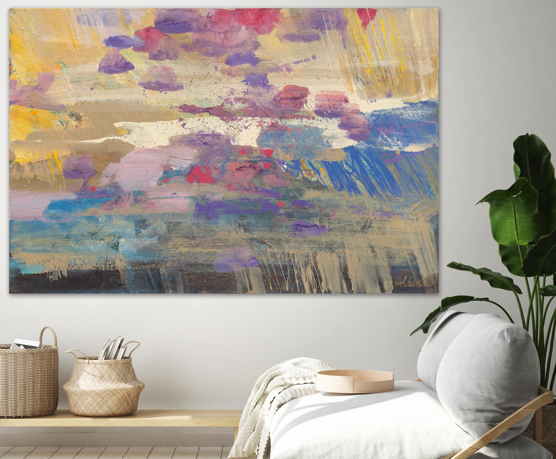 Windemoor by Albena Hristova on GIANT ART - blue abstract