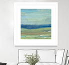 Azure Wave by Albena Hristova on GIANT ART - green sea scene