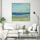 Azure Wave by Albena Hristova on GIANT ART - green sea scene