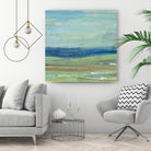 Azure Wave by Albena Hristova on GIANT ART - green sea scene