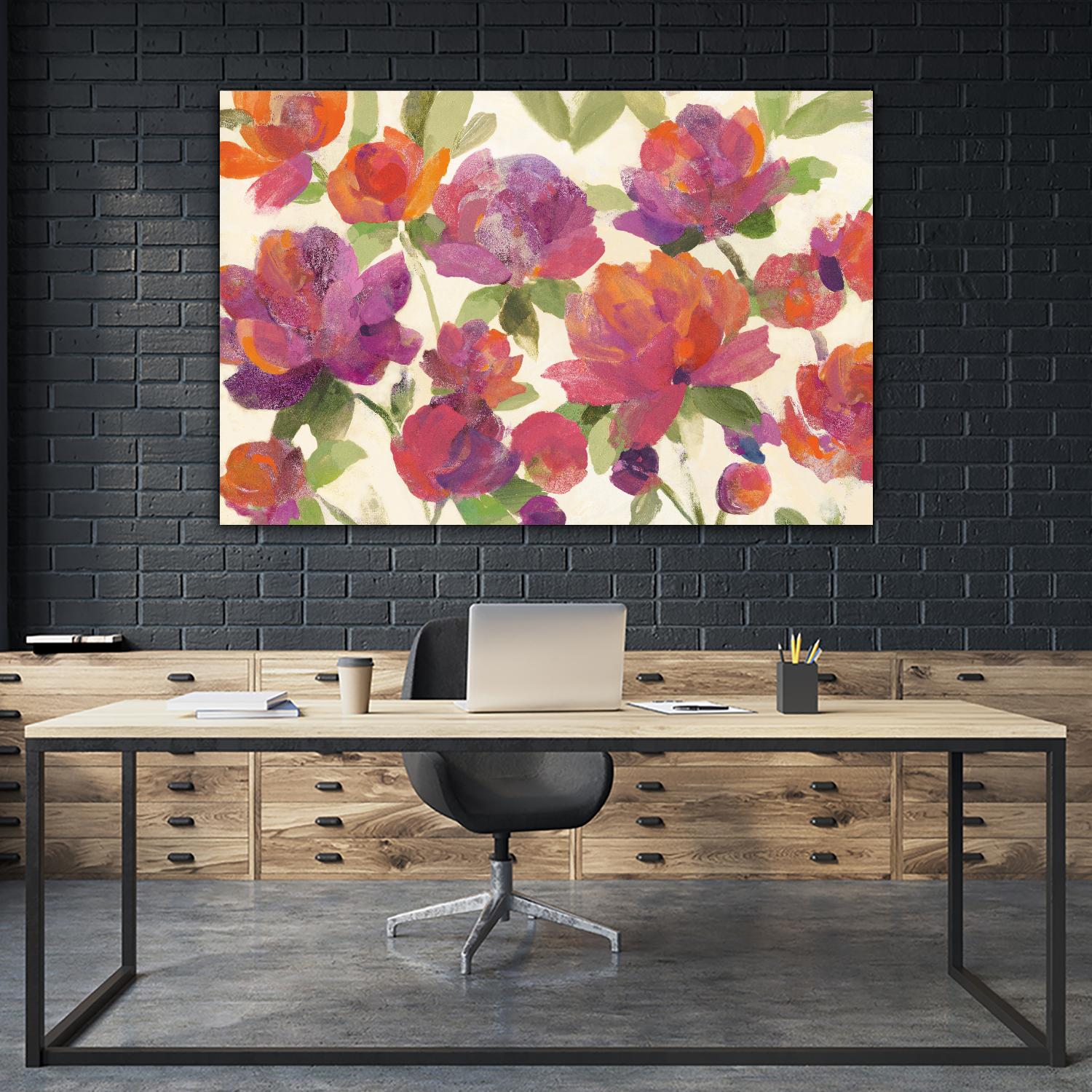 Garden Delight III by Albena Hristova on GIANT ART - green floral