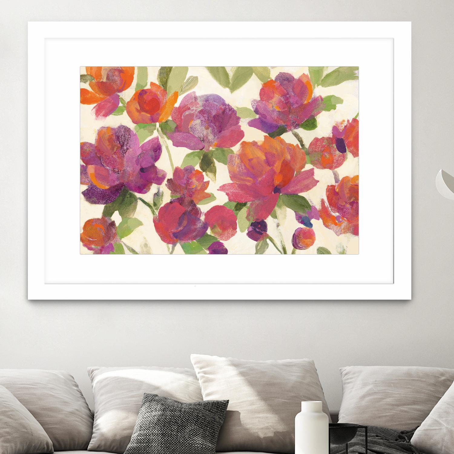 Garden Delight III by Albena Hristova on GIANT ART - green floral