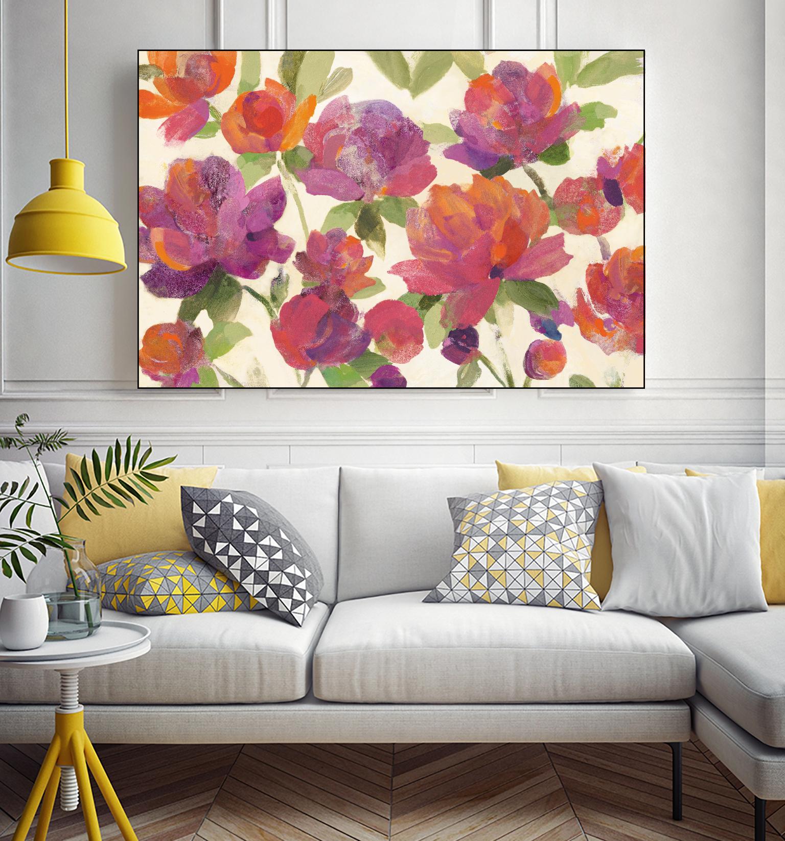 Garden Delight III by Albena Hristova on GIANT ART - green floral